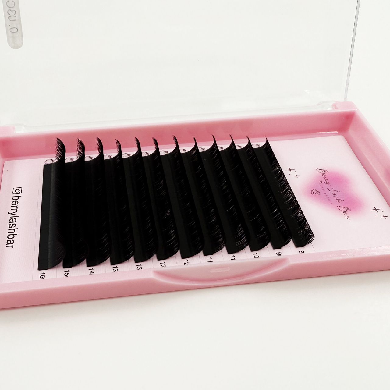 OG matte lash trays Cc curl